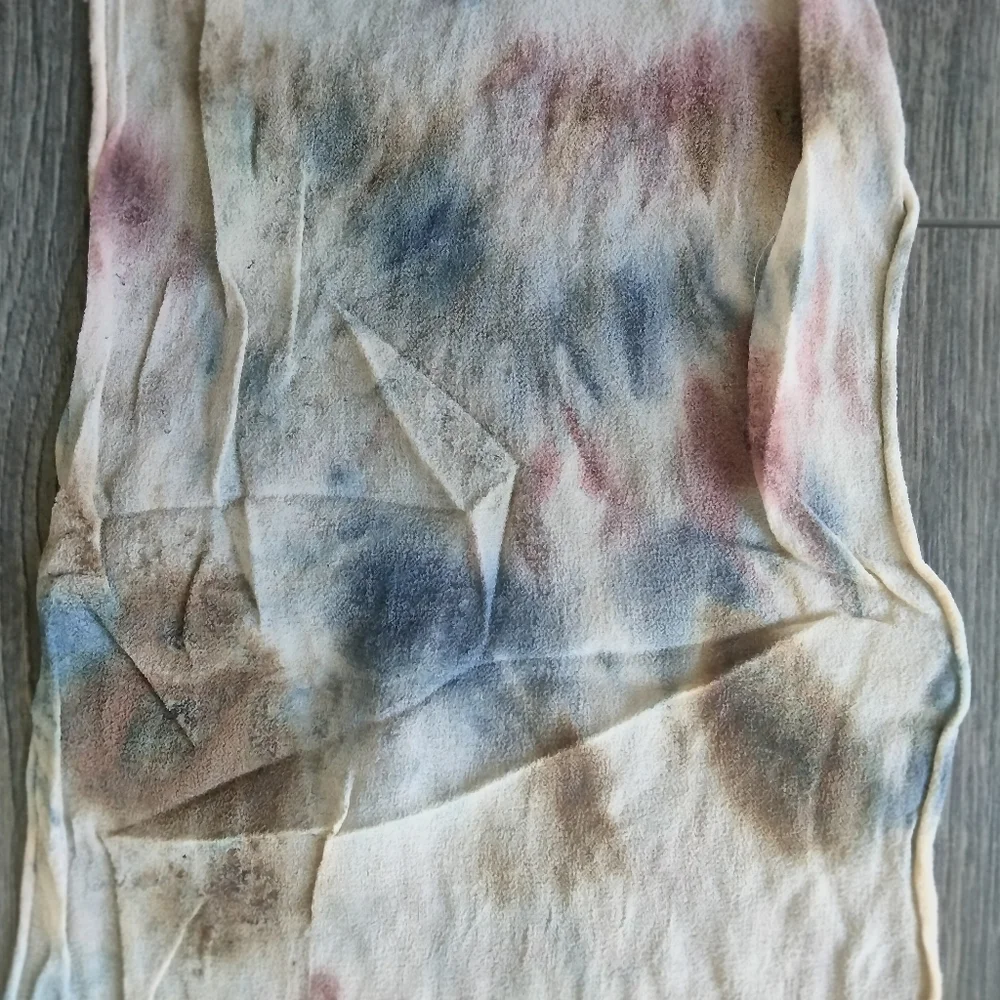 Renata 100% Silk Tie Dye Oblong Scarf 8